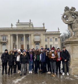 Wycieczka klas ósmych do Warszawy