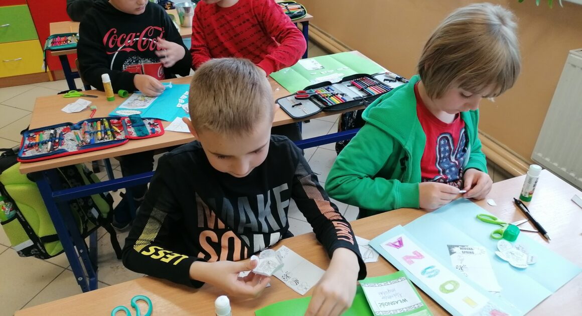 Innowacja pedagogiczna w klasie II A: Lapbooki Cztery pory roku – Wiosna