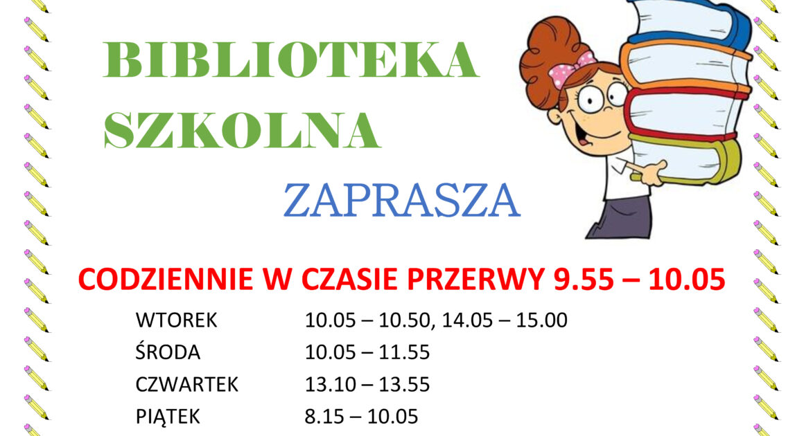 Nowe godziny pracy biblioteki